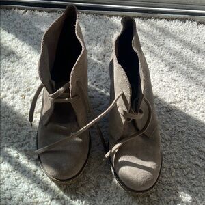 Women's Taupe Ankle Boots